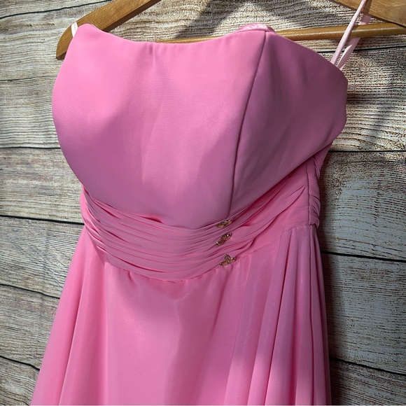Bridesmaid or Prom Dress Pink Handmade in Vietnam size Medium - Picture 10 of 12